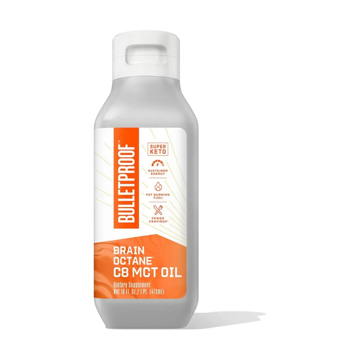 Bullet Proof Brain Octane C8 MCT oil - Best For Weight Loss