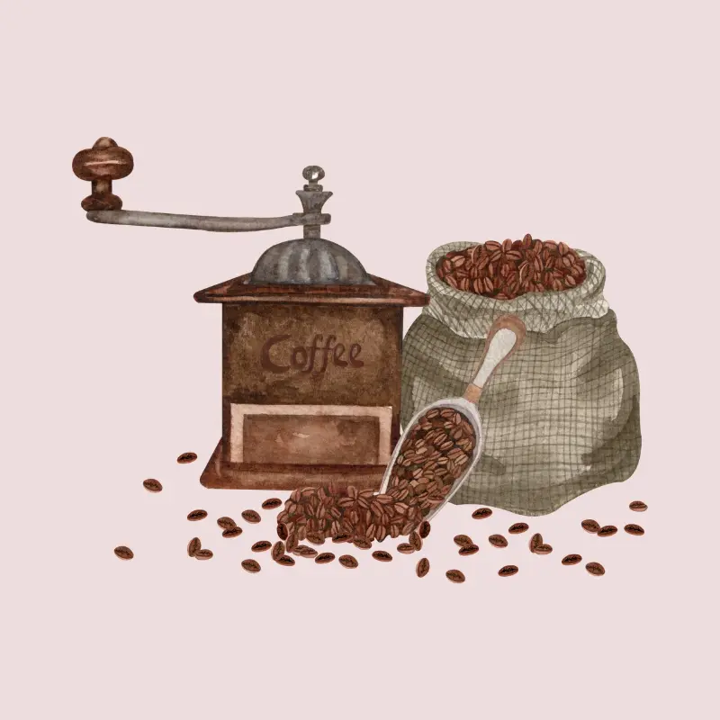 Gevi Burr Coffee Grinder Adjustable Burr Mill