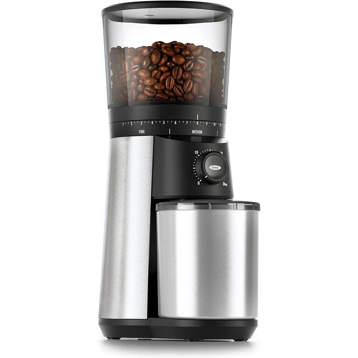 Capresso Infinity Plus Black Conical Burr Grinder
