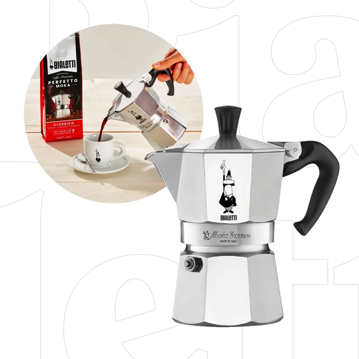 Bialetti Moka Express Stovetop Espresso Maker