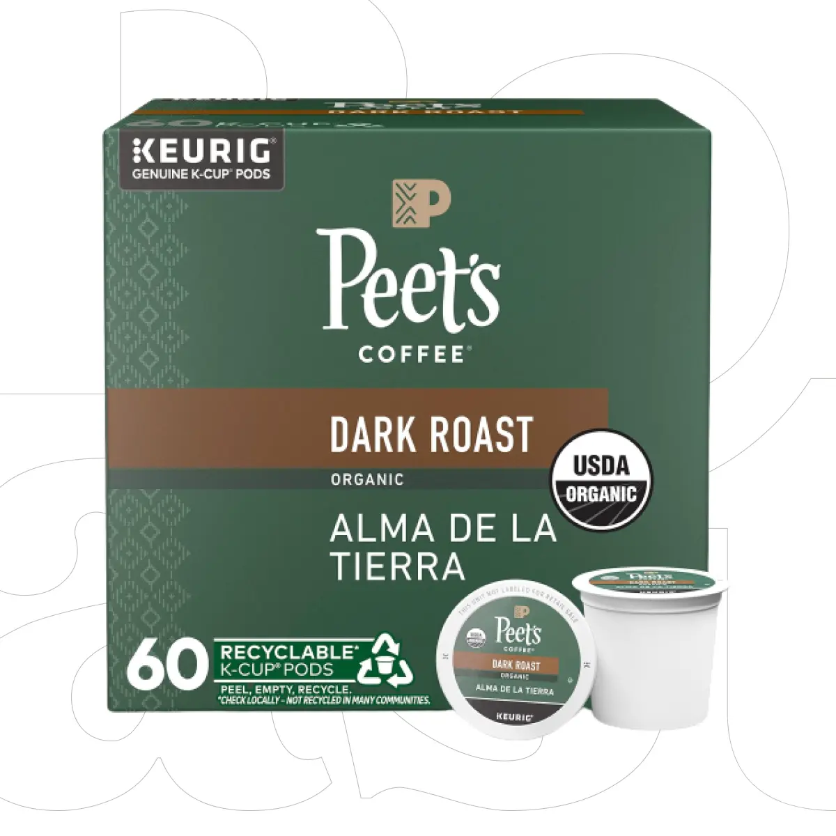 Peet's Coffee Dark Roast K-Cup Pods