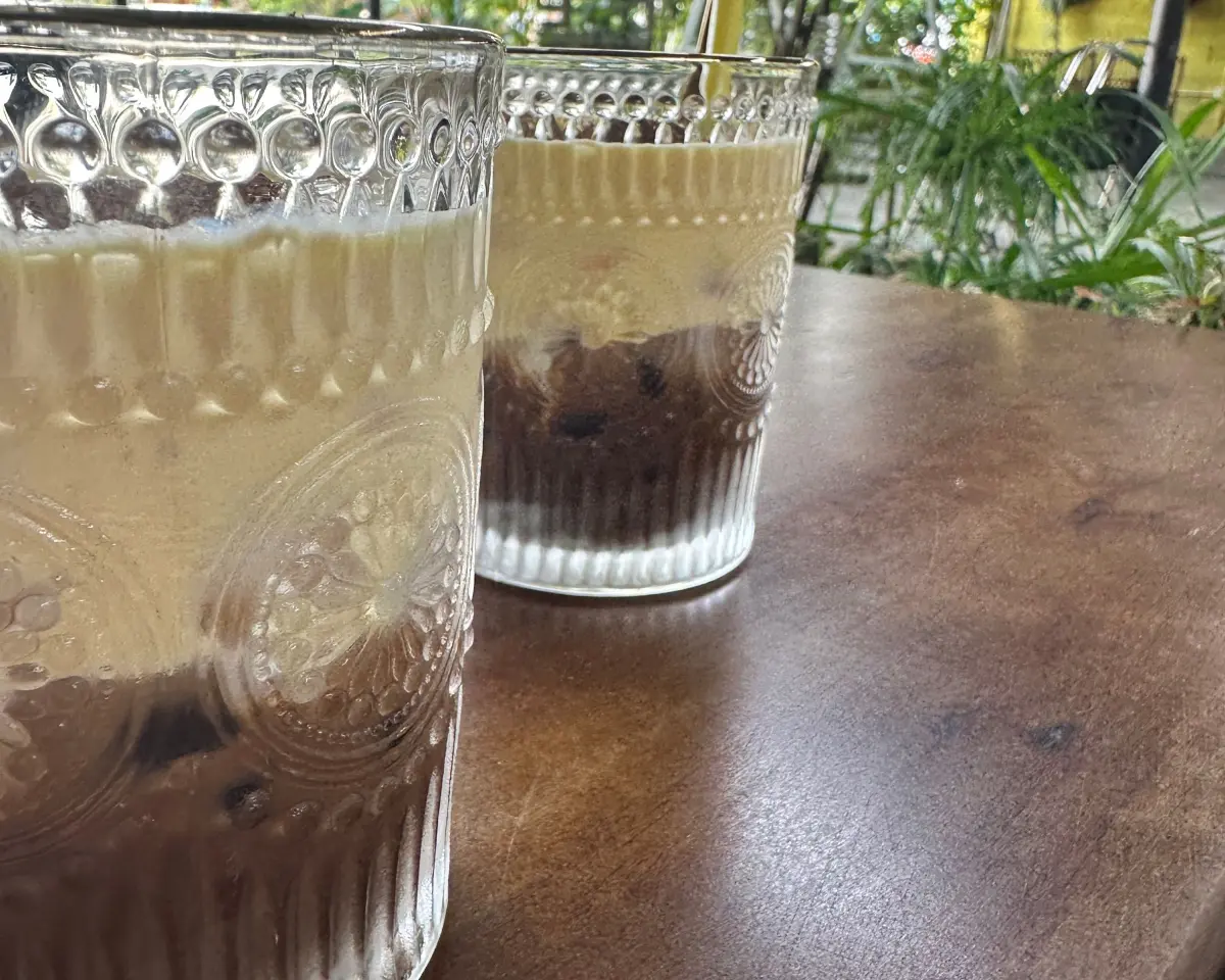 Two egg coffees