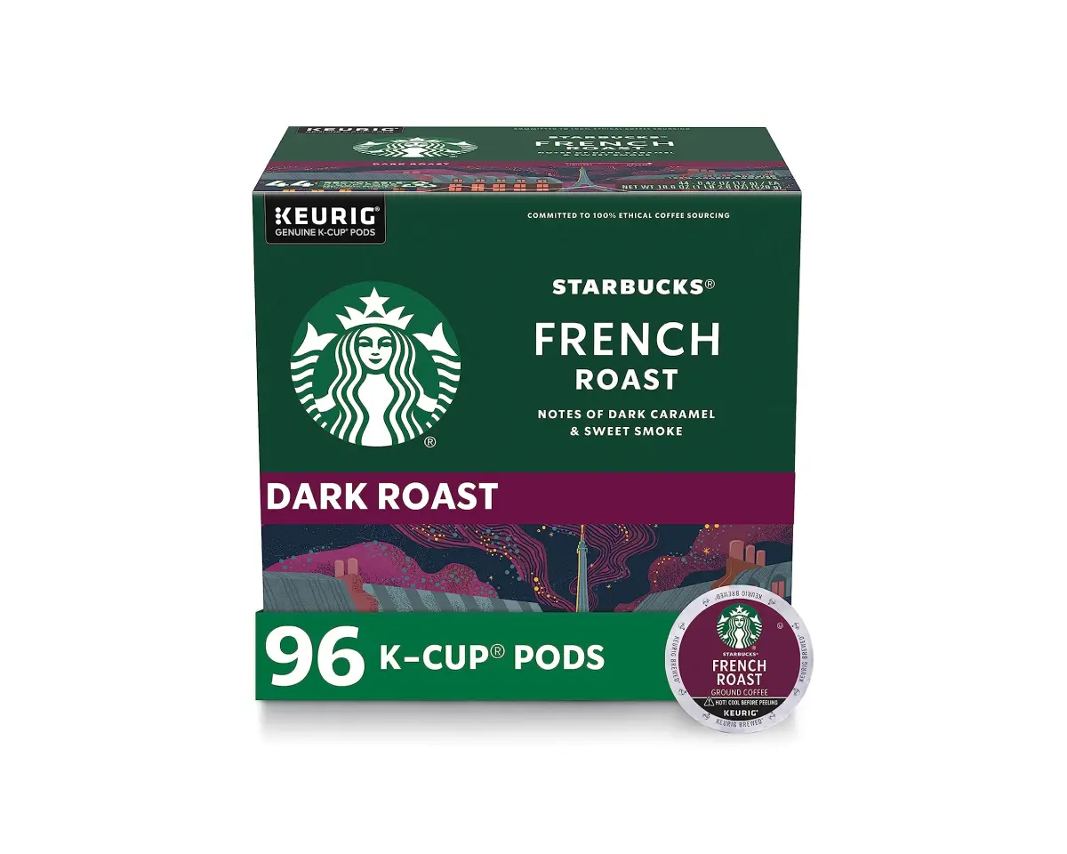 Starbucks French Roast K-Cup Coffee Pods