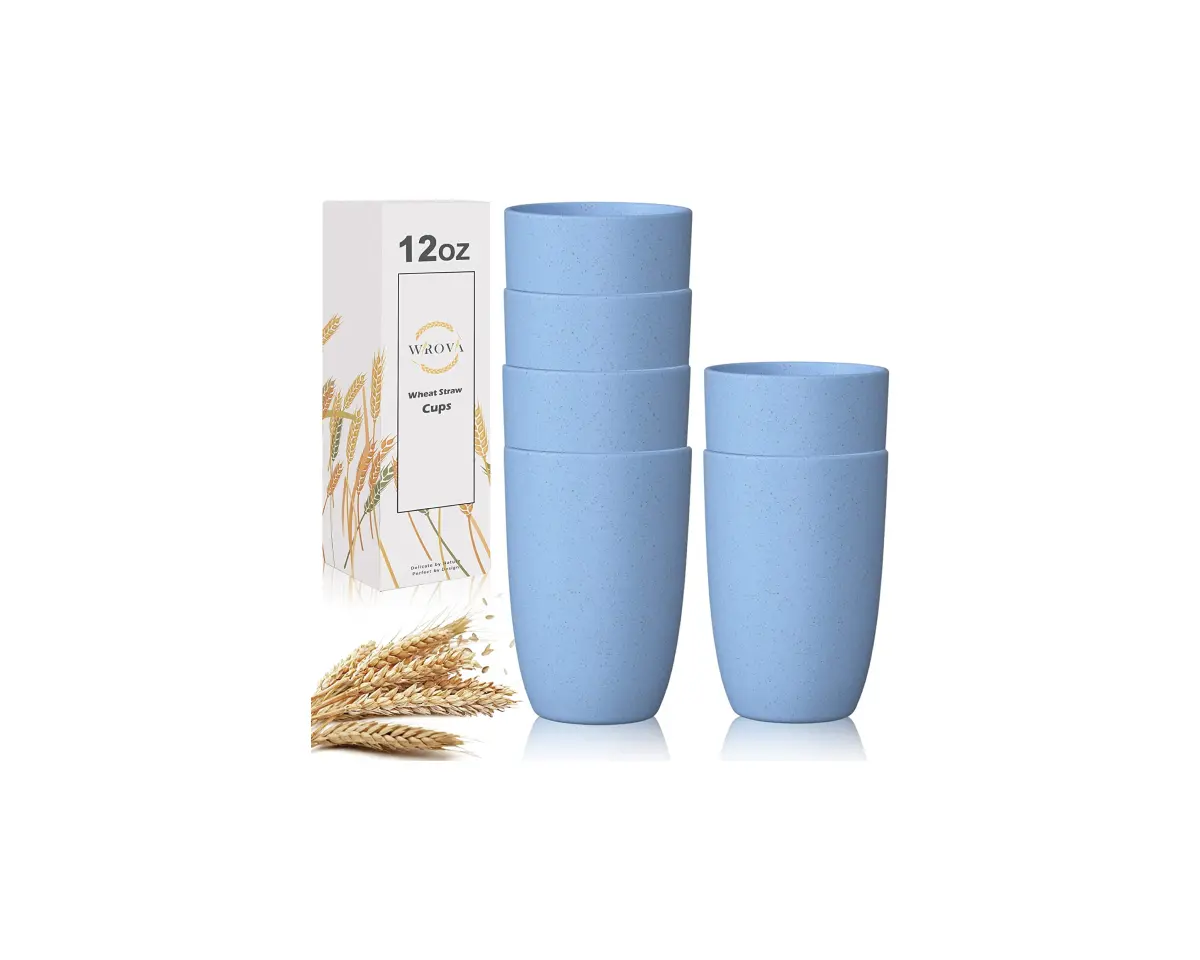 Wrova Wheat Straw Cups 