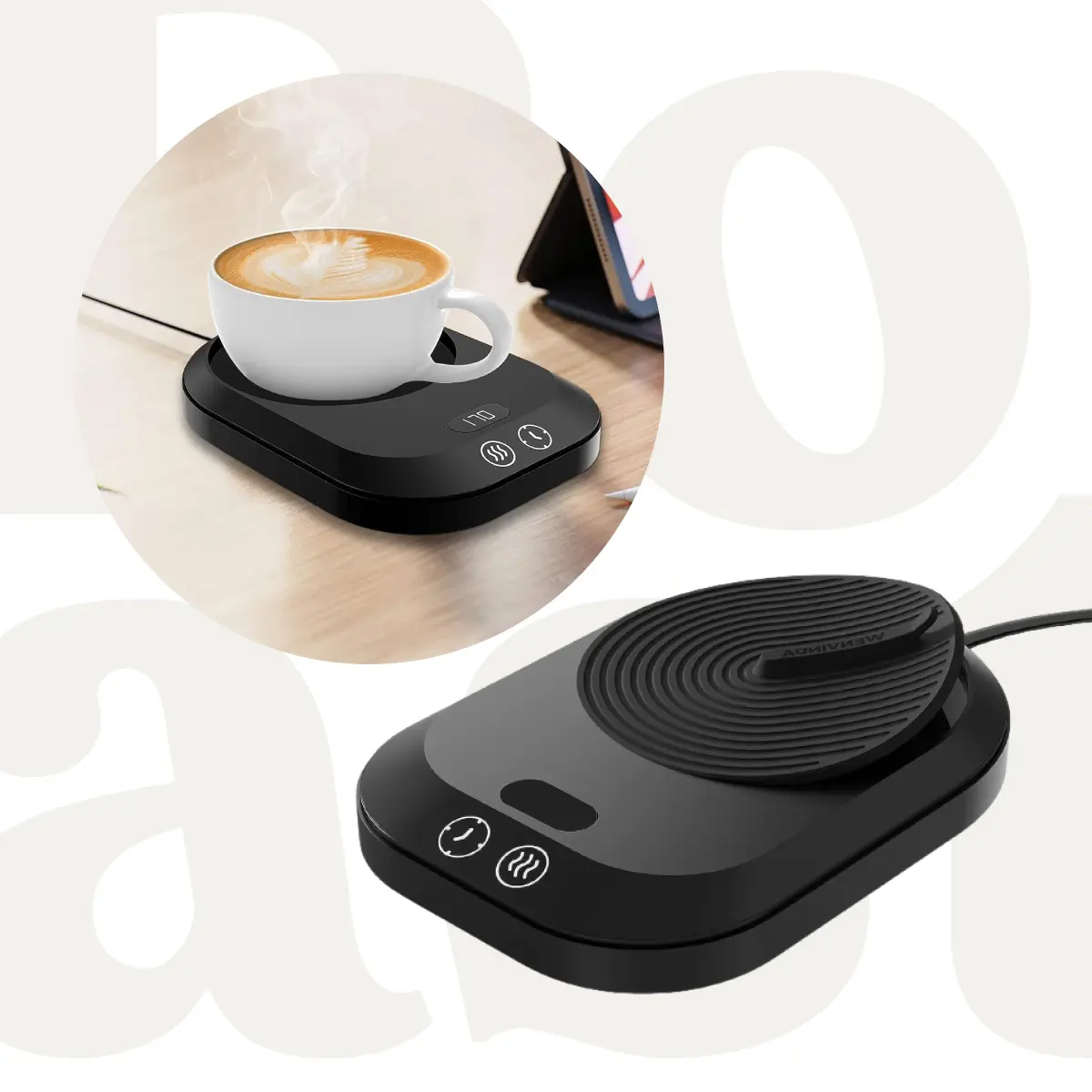 Wenvinda Desk Coffee Mug Warmer