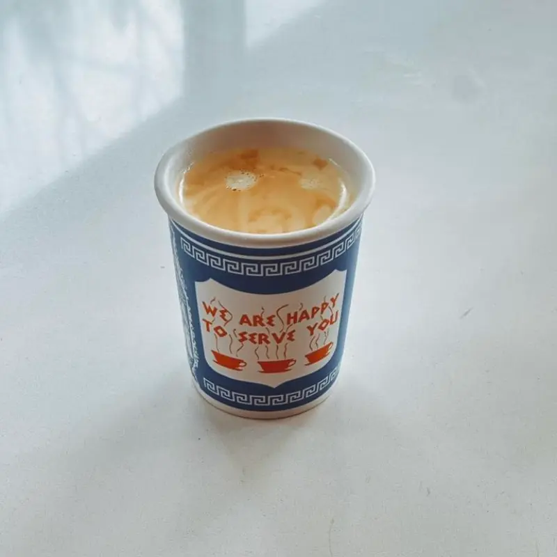 New York Coffee Cup with coffee 