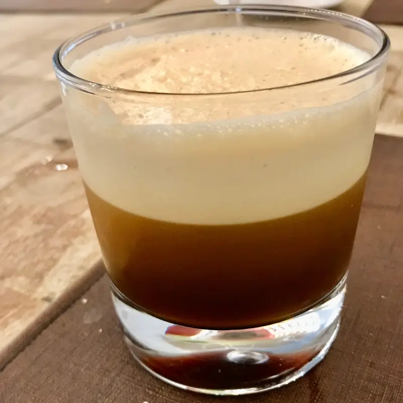 shaken espresso cup
