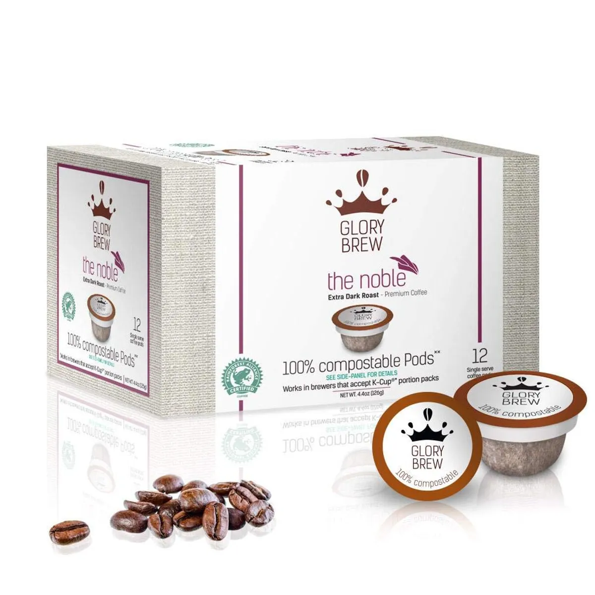 GLORYBREW The Noble Extra Dark Roast Coffee Pods