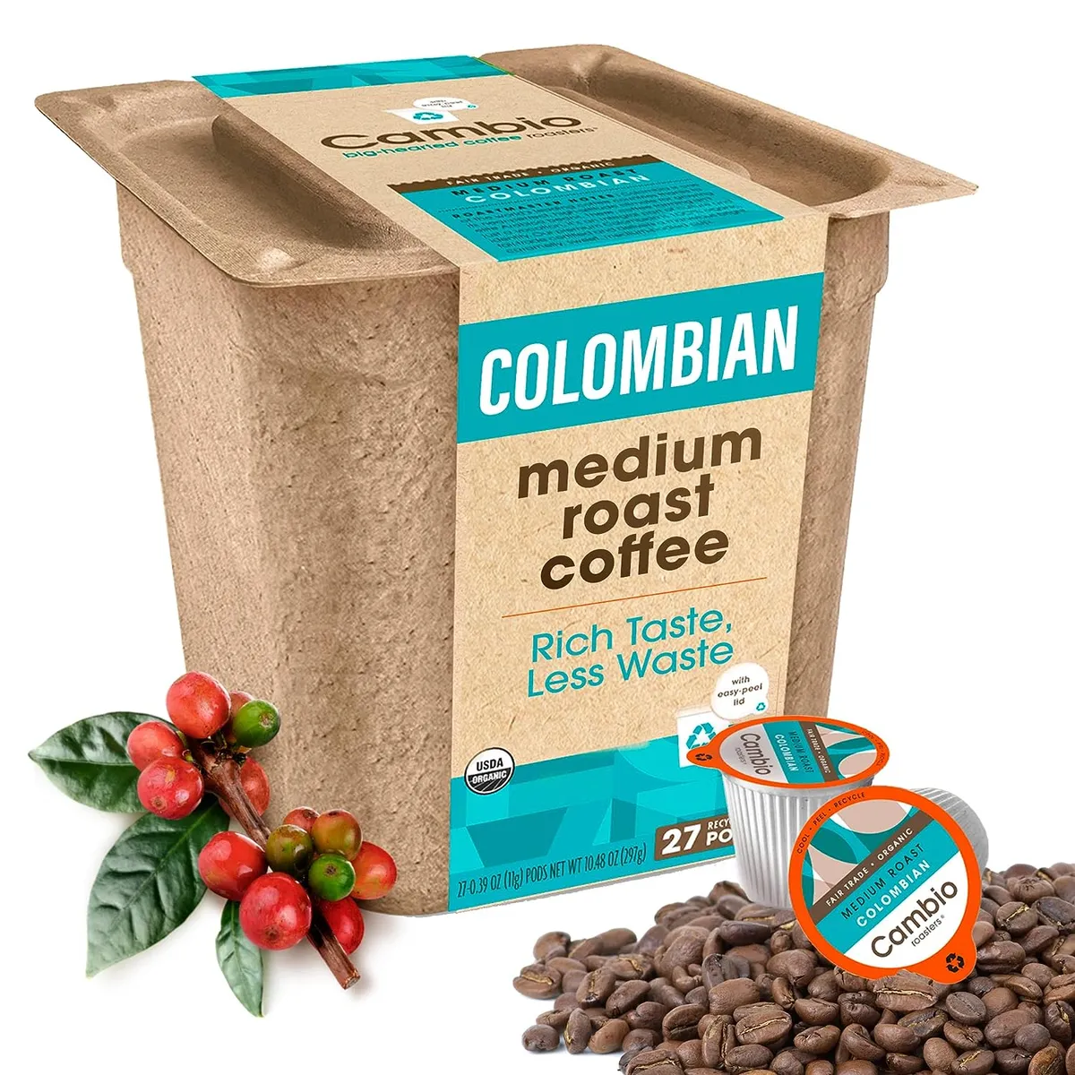 Cambio Roasters Colombian Organic Coffee Pods