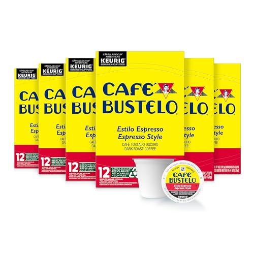 Café Bustelo Espresso Style Dark Roast, 72 K-Cup Pods