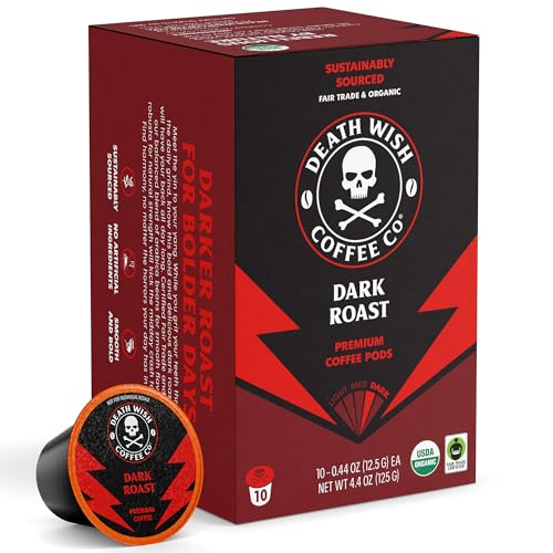 Death Wish Coffee Dark Roast Coffee Pods