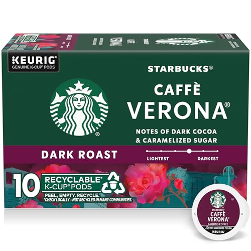 Starbucks Verona Dark Roast Keurig Coffee Pods
