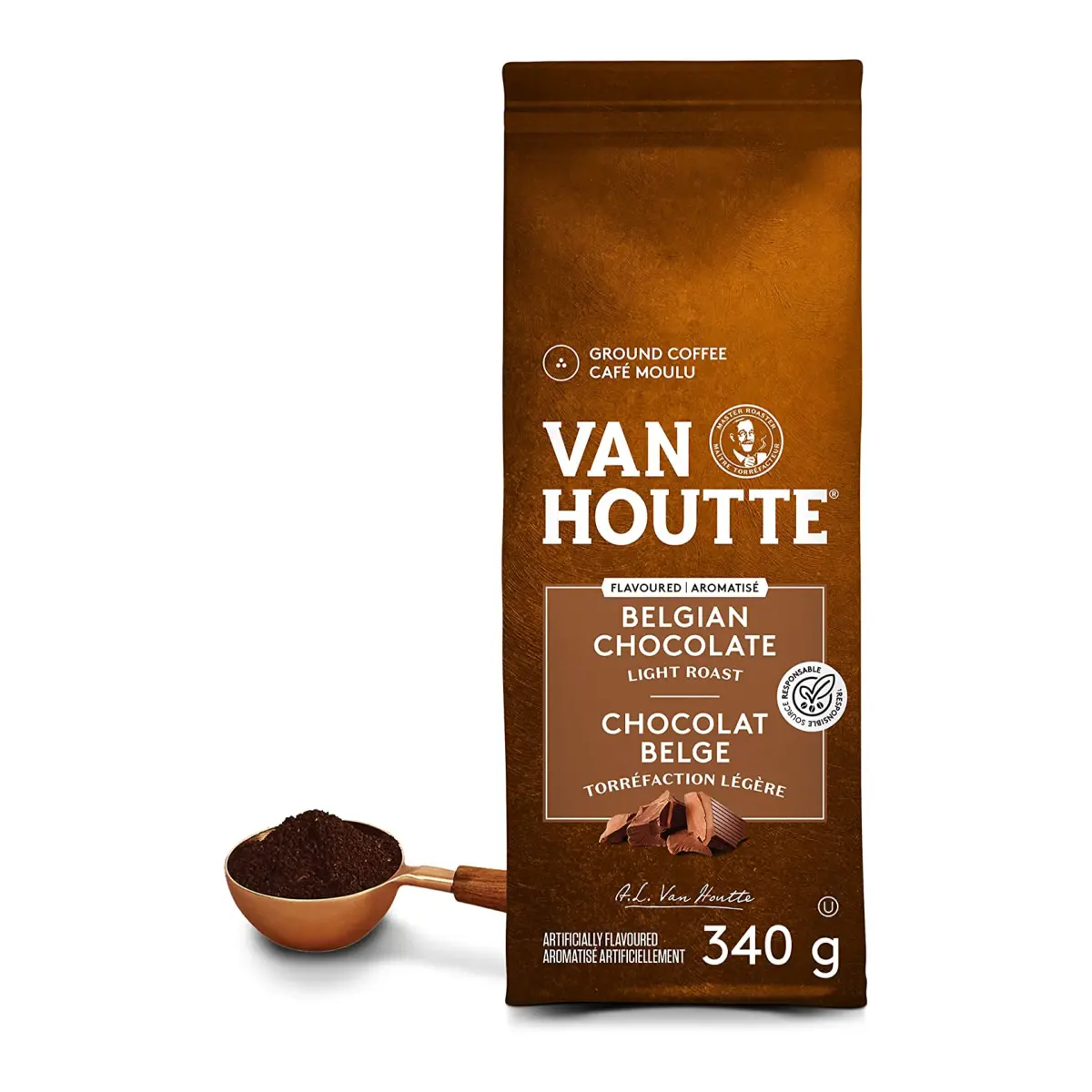 Van Houtte Belgian Chocolate Light Ground Coffee