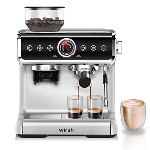 Wirsh Espresso Machine with Coffee Grinder